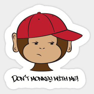 Monkey Onsie, kids Sticker